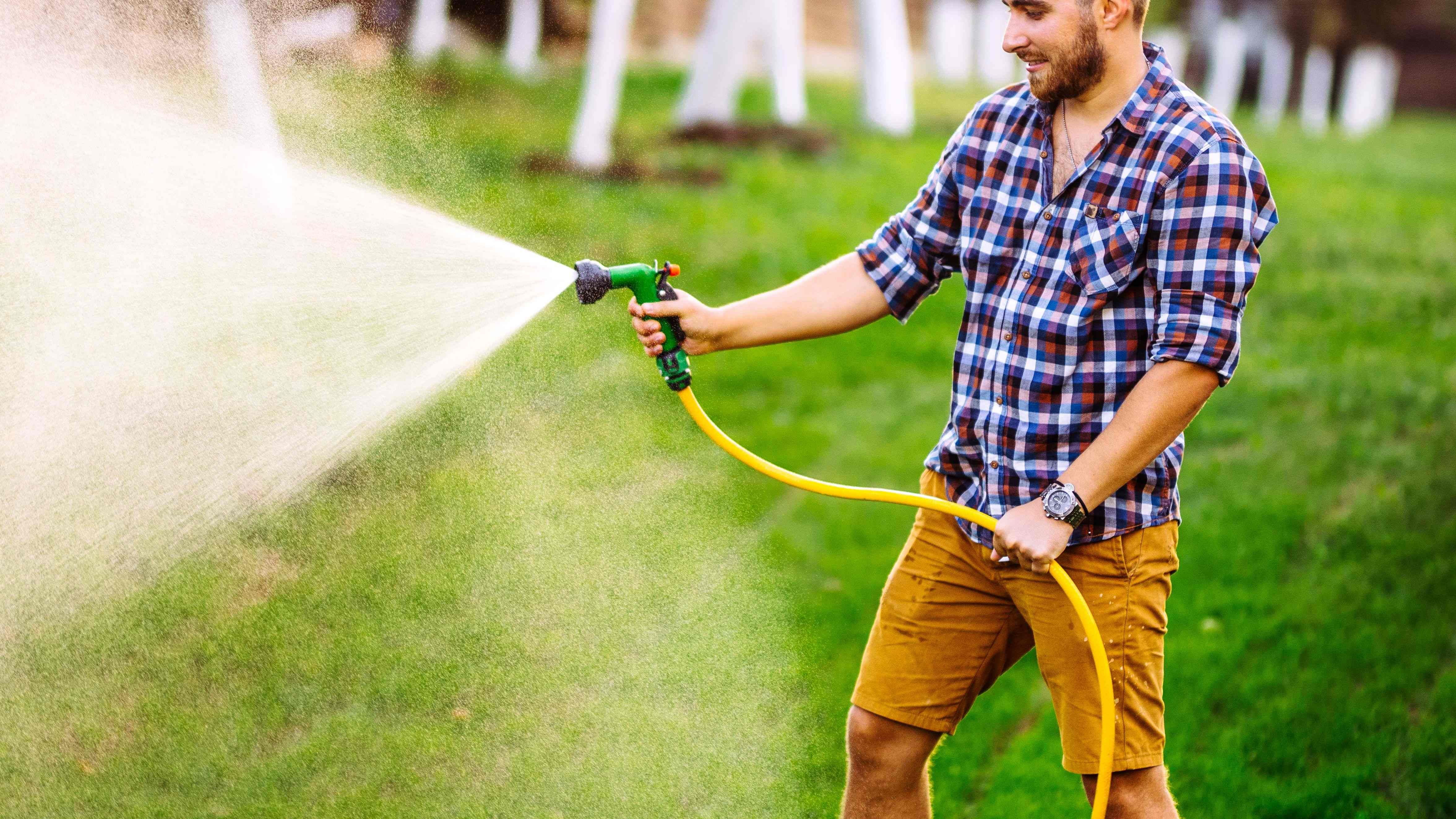 Enrouleur eau pour tuyau d'arrosage