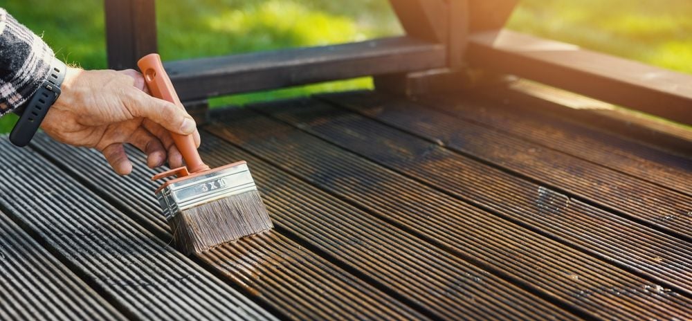 How to paint, stain or oil decking