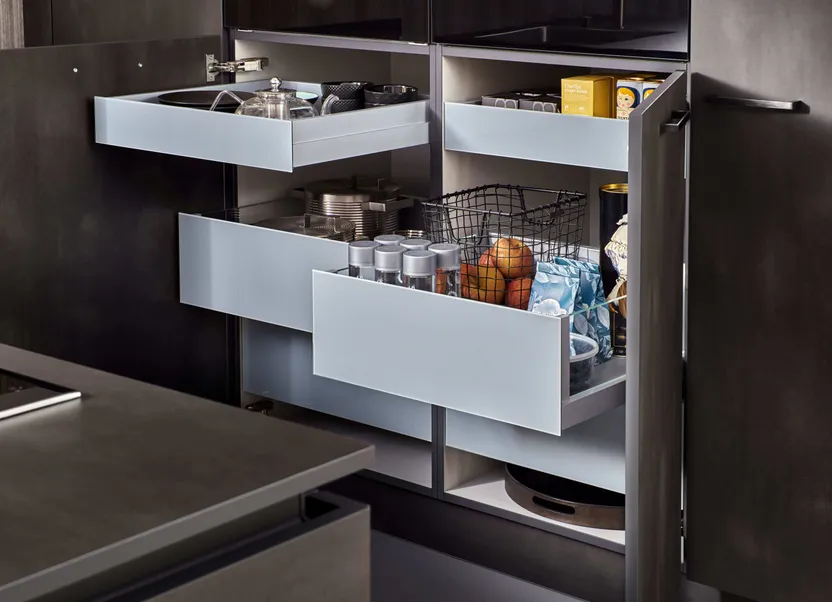 ¿Cómo distribuir el interior de los muebles de cocina?