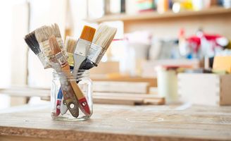 12 Pinceaux Plats Peinture - Nylon Pour Acrylique, Huile, Aquarelle (tailles #1 à #12)