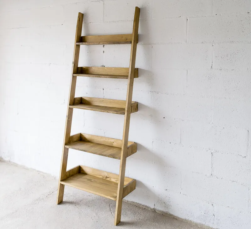¿Cómo hacer una estantería con una escalera paso a paso? DIY