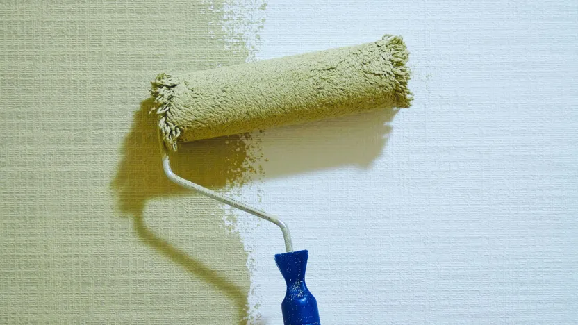 How to paint over wallpaper