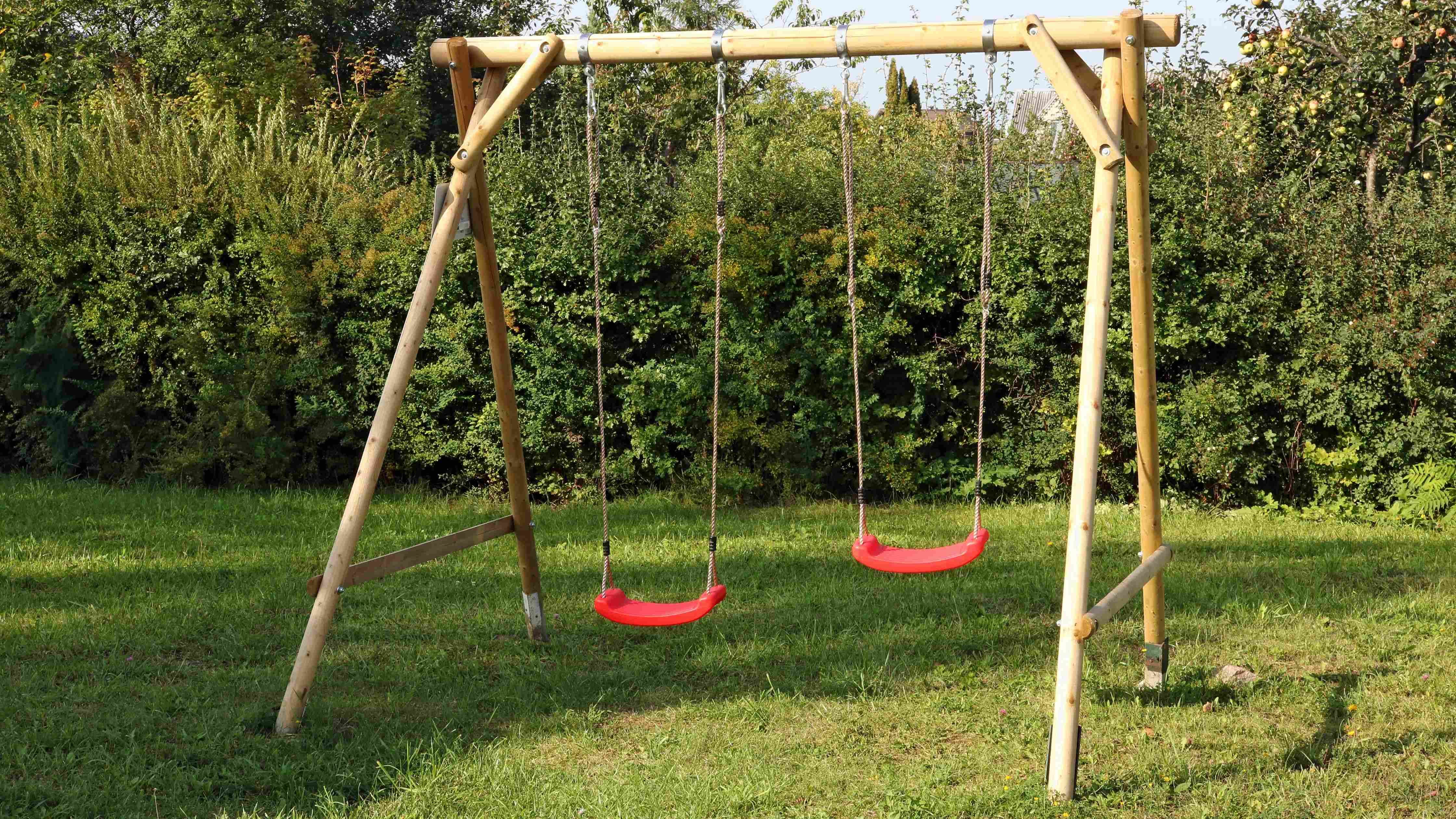 How to install a swing set