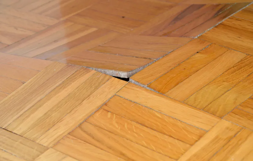 How to fix buckled wood flooring