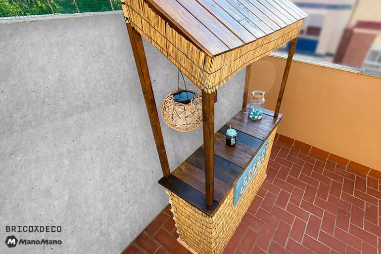 Eine Tiki-Bar fr Garten oder Terrasse selber bauen