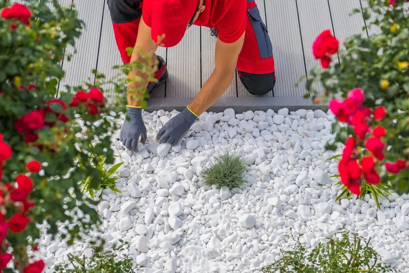 Cómo decorar un jardín con piedras decorativas, grava o cantos rodados