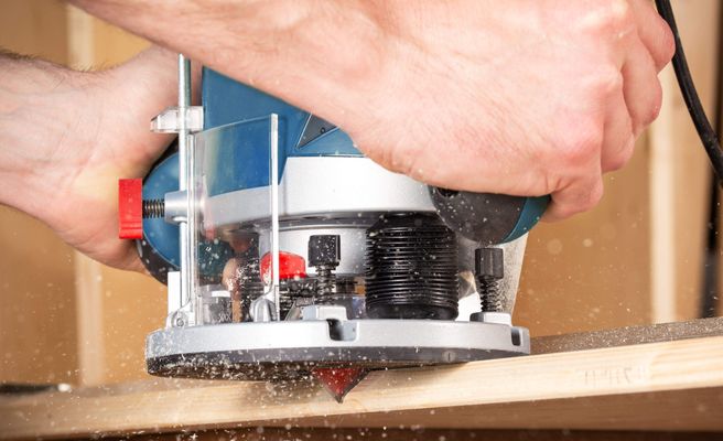 Silverline Router Table Protractor 850 x 335mm Routing Station Plunge ...