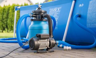 Vhbw Cartuccia Filtrante Per Piscina Arebos 24V 70W, Ricambio Blu/Bianco, Lavabile