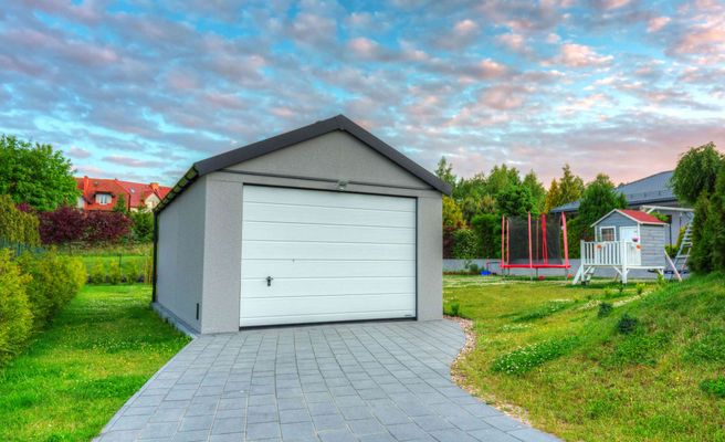 Gardiun Garage Metallo 20,5 M² - Verde, 540x380x232 Cm, Doppia Porta Scorrevole - Foto 2