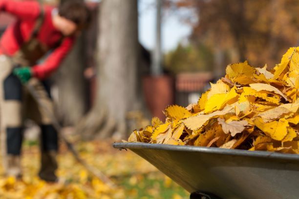 Haus und Garten im Oktober
