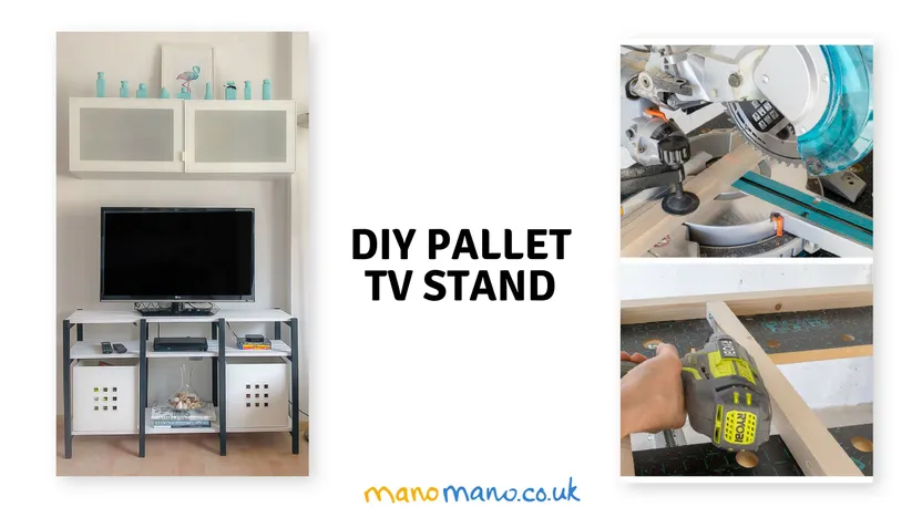 Pallet TV Stand DIY Tutorial
