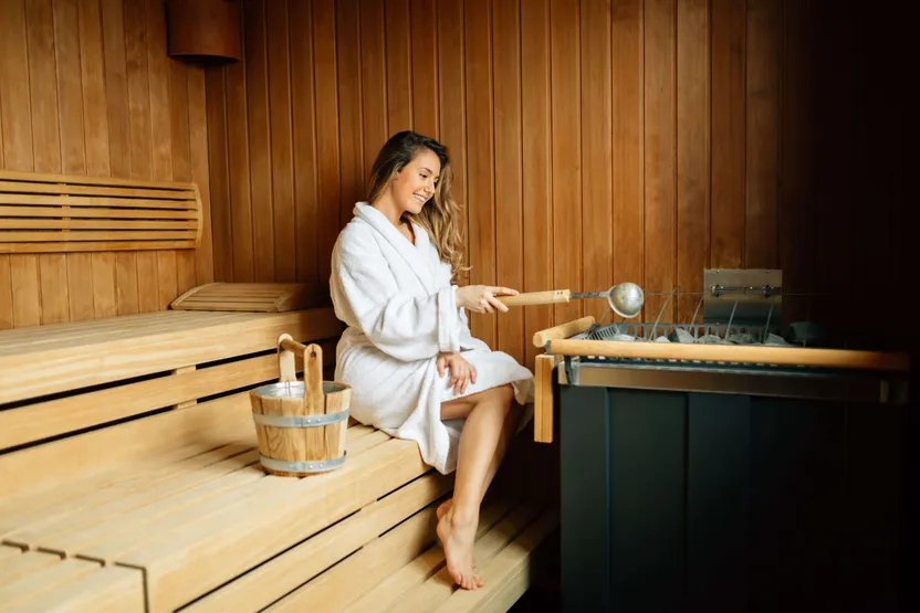 Sauna de aromaterapia para el bienestar total