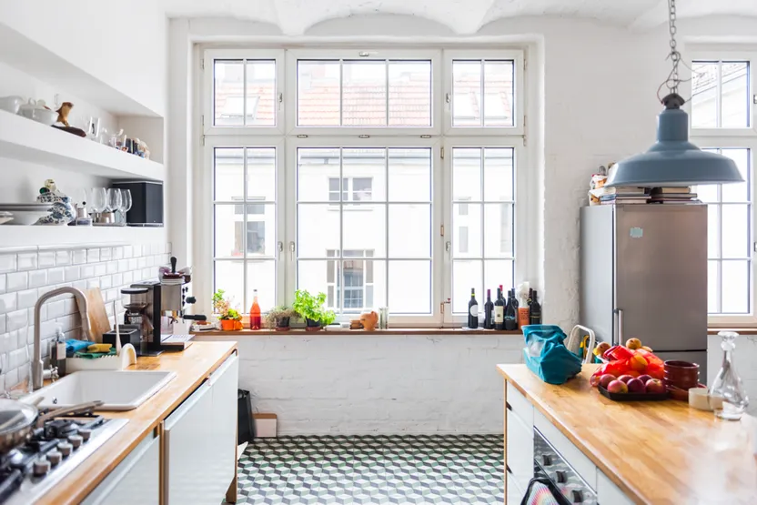 Ideas para acondicionar una cocina blanca