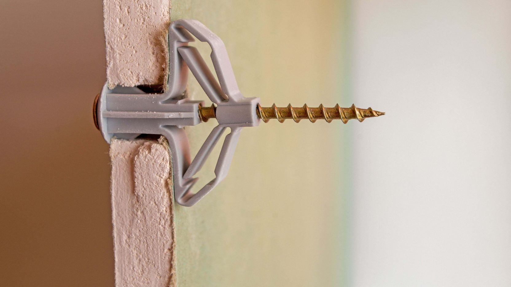 How to hang items on a plasterboard wall