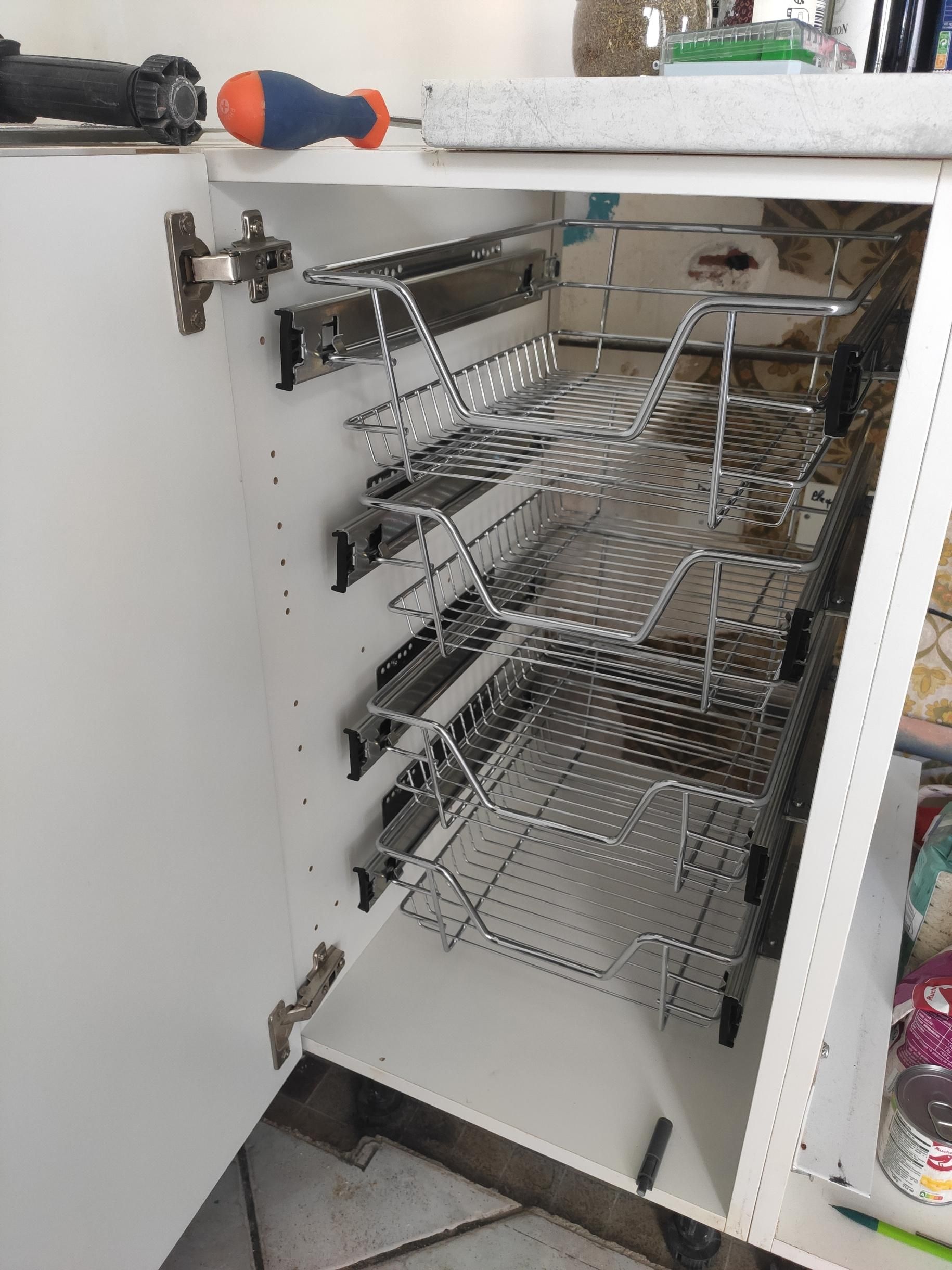 Bremermann Tiroir Télescopique 30cm Blanc | Organisateur Armoire Coulissant - Gain De Place