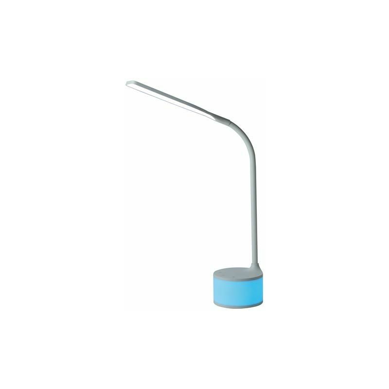 Image of Lampada da tavolo led con carica usb colore bianco - M-LAMP7USW - Mediacom
