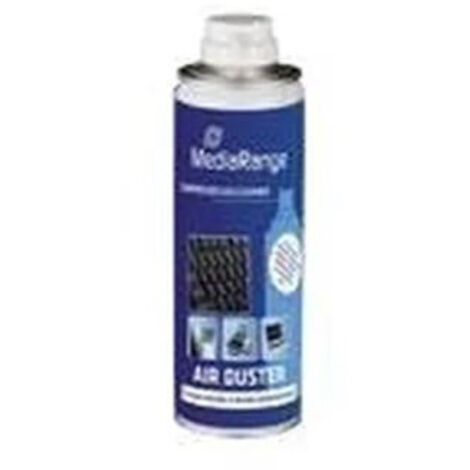 Mediarange air duster 400ml lugares difÍciles de alcanzar limpiador de aire comprimido para limpieza de equipos