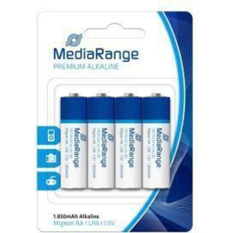 MediaRange Batterie MRBAT104 Mignon AA LR6 1,5V 4St.