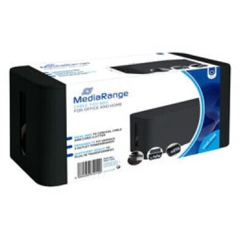 MediaRange Cable tidy box, small-sized, 233x118x114mm, black (MRCS306)