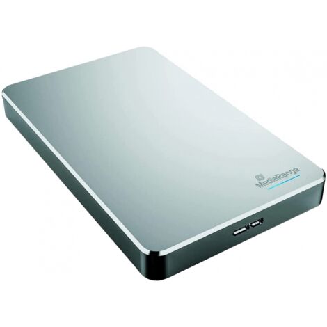 MediaRange HDD Extern 1TB USB 3.0 HDD, 1TB, silber