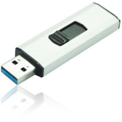 MediaRange MEDIARANGE MR915 - 16 Go - USB Type-A / Micro-USB - 3.2 Gen 1 (3.1 Gen 1) - 50 Mo/s - Slide - Noir - Argent (MR915)