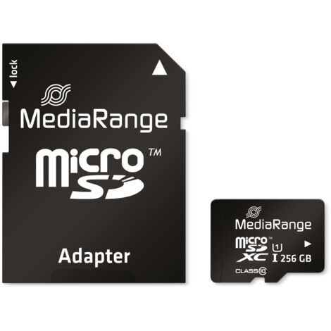 MEDIARANGE MicroSD-Card Class 10, 256 GB