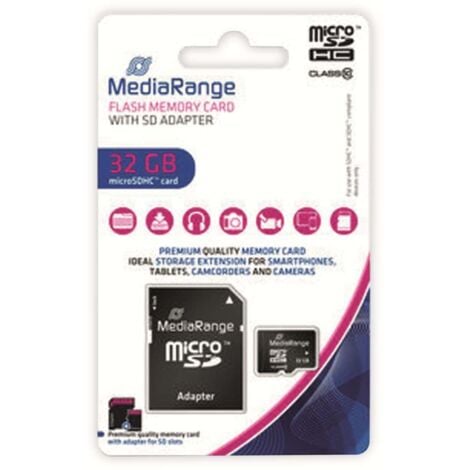 MEDIARANGE MicroSD-Card Class 10, 32 GB