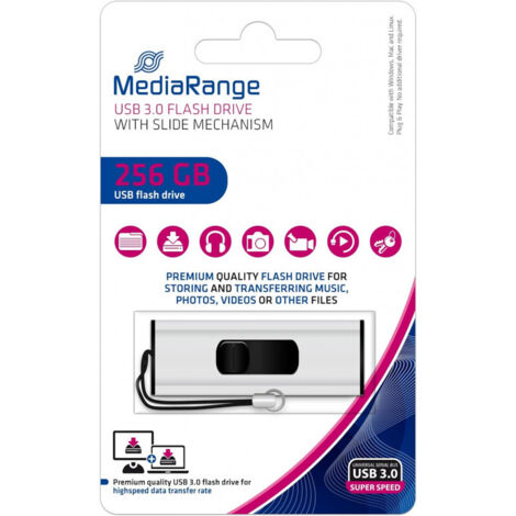 MEDIARANGE USB-Stick MR919, USB 3.0, 256 GB