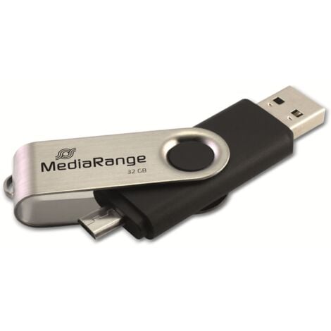 MEDIARANGE USB-Stick MR932-2, USB 2.0 und Micro, 32 GB