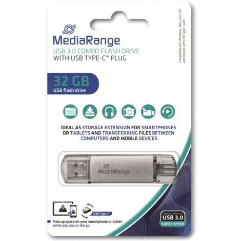 MEDIARANGE USB-Stick MR936, USB 3.0, 32 GB