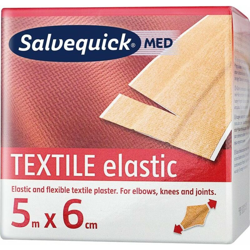 Medicazioni Salvequick Tessile 6 Centimetri x 5M