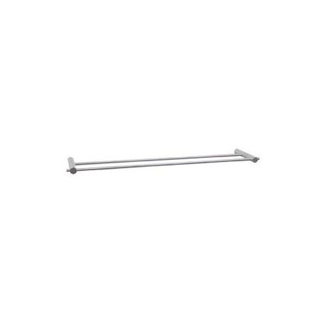MEDICLINICS AI0030CS Toallero doble Acero Mate - ref: AI0030CS