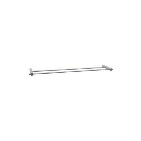 MEDICLINICS AI0030CS Toallero doble Acero Mate - ref: AI0030CS
