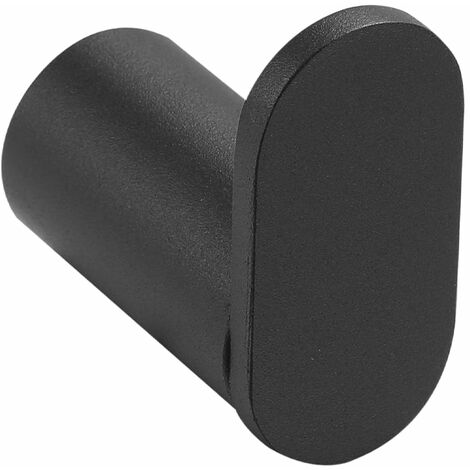 MEDICLINICS AI1318B AURA Percha de Baño Negro Mate - ref: AI1318B