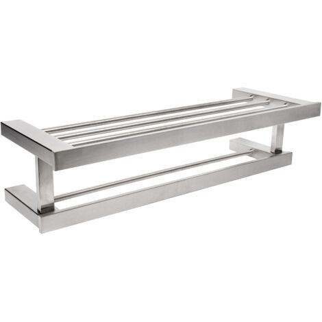 MEDICLINICS AI1423CS Estante Porta Toallas de Acero Inox AISI 304 Satinado - ref: AI1423CS