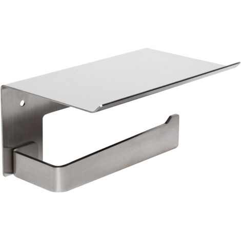 MEDICLINICS AI2003C AURA Portarrollos con Estante Acero Inox Brillo - ref: AI2003C
