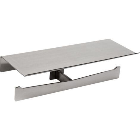 MEDICLINICS AI2004CS AURA Portarrollos Doble Estante Acero Inox Satinado - ref: AI2004CS