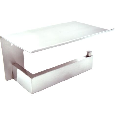 MEDICLINICS AI2005C AURA Portarrollos Papel Higiénico Estante Acero Inox AISI 304 Brillo - ref: AI2005C