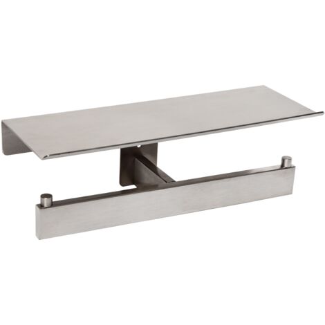 MEDICLINICS AI2006CS Estante de acero para portarrollos Acero Inox Satinado - ref: AI2006CS