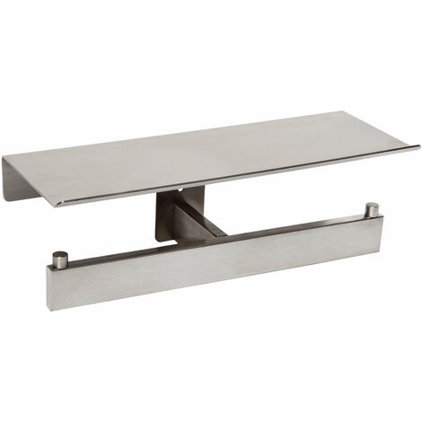 MEDICLINICS AI2006CS Estante de acero para portarrollos Acero Inox Satinado - ref: AI2006CS