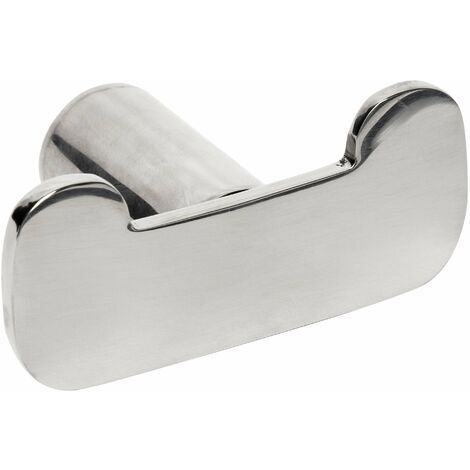 MEDICLINICS AI2318C AURA Percha Doble Acero Inox Brillo - ref: AI2318C