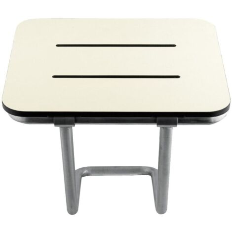 MEDICLINICS AM0100 Asiento Plegable con Pata Marfil - ref: AM0100