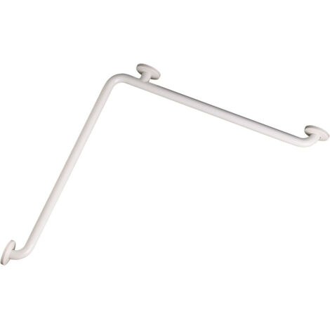 MEDICLINICS BD2700 Barra de Apoyo Horizontal AISI 201 Epoxi Blanco - ref: BD2700