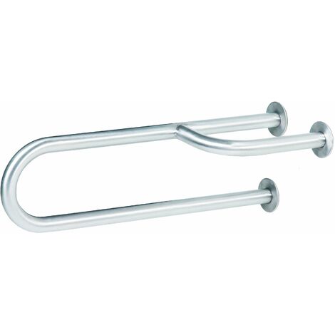 MEDICLINICS BFI600C Barra Fija 3P Izquierda Inox Brillo - ref: BFI600C