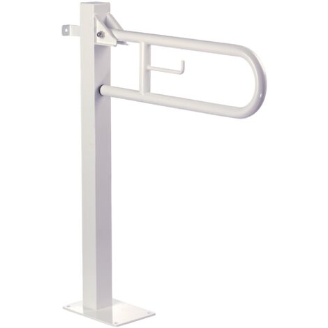 MEDICLINICS BGC2710 Barra Ayuda Abatible Suelo Blanco - ref: BGC2710