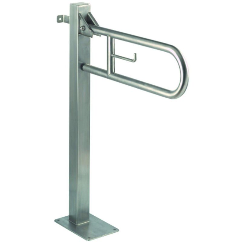 MEDICLINICS BGC710CS Barra Ayuda Abatible Suelo Inox Satinado - ref: BGC710CS
