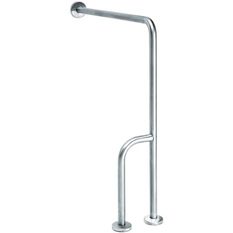 MEDICLINICS BSD020CS Barra Pared/Suelo 3 Apoyos Inox Satinado - ref: BSD020CS