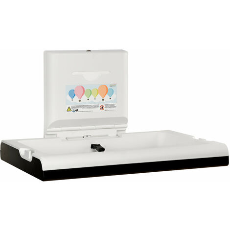 MEDICLINICS CP0016HCSB BABYMEDI Cambia Pañales Inox Negro Mate Horizontal - ref: CP0016HCSB