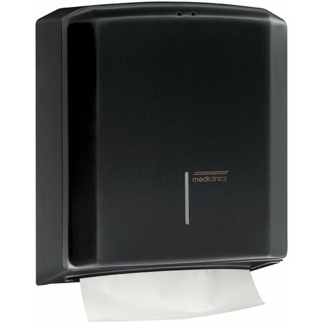MEDICLINICS DT2106B Dispensador Papel Toallas Negro