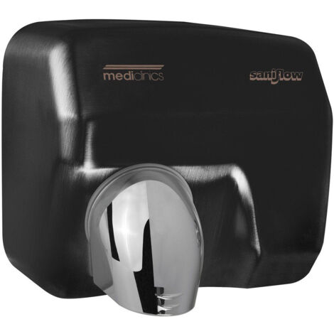 MEDICLINICS E05AB SANIFLOW Secadora de Manos Automática Negra - ref: E05AB